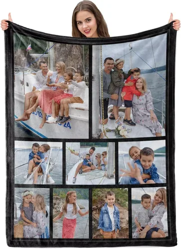 Miniatura 56 de Manta personalizada con imagen, mantas personalizadas para adultos y niños, manta de fotos personalizable, mantas personalizadas como regalo para 5