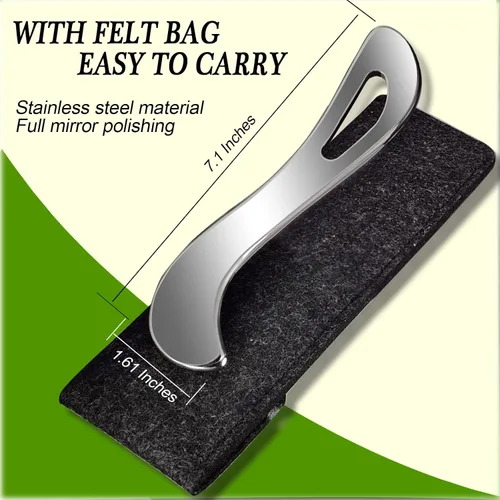 Miniatura 4 de BYYDDIY Herramienta de raspado muscular de acero inoxidable Gua Sha, herramientas de masaje de raspado, herramienta para tejido cicatricial