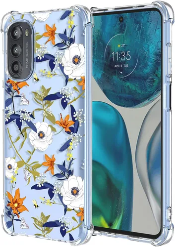 Miniatura 38 de Funda para Moto G Stylus 2021 4G Clear Flower Funda de teléfono TPU suave a prueba de golpes, antiarañazos, funda protectora para Motorola G Stylus