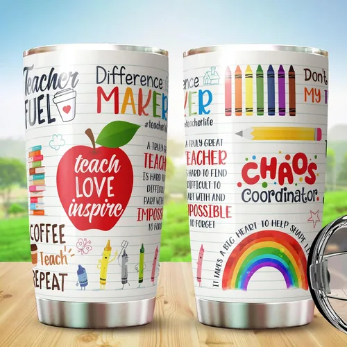 Miniatura 2 de Vaso para profesores – Regalos para apreciación del profesor – Taza para profesores – Taza para profesores – Vaso de agradecimiento al profesor