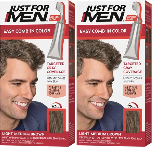 Miniatura 13 de Solo para hombres Auto Stop, tintura química para el cabello, 1, Café Oscuro