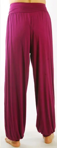 Miniatura 23 de Pantalones de algodón modal para mujer de AvaCostume, pantalones suaves para practicar yoga o deportes.