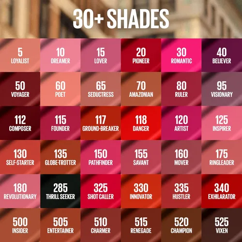 Miniatura 5 de Maybelline Super Stay Matte Ink Barra de Labios Líquida Maquillaje, Color de Alto Impacto de Larga Duración, Hasta 16H de Uso, Amazonian, Marrón 70