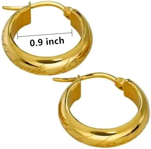 Miniatura 3 de 1 par de aretes de señor, aretes de aleación de zinc, regalos de películas de televisión para mujeres, hombres, niñas y niños, Zinc, No es una