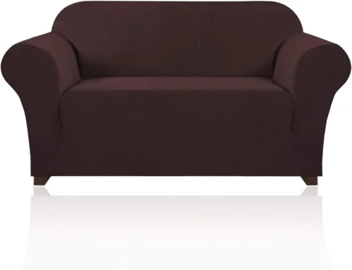 Miniatura 9 de PrinceDeco Funda elástica para sofá de 3 cojines, protector de muebles con parte inferior elástica antideslizante, apta para perros