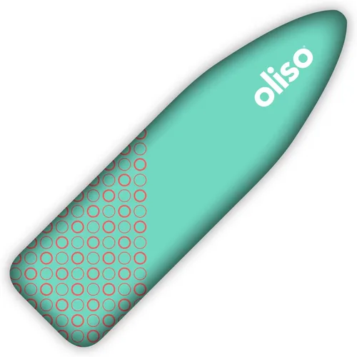 Miniatura 9 de oliso Funda para tabla de planchar – 100% algodón con almohadilla de fieltro profesional, se adapta a tablas estándar de 54 x 15 pulgadas – Ajuste
