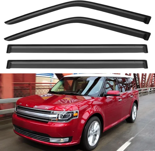 Miniatura 215 de YQAUTEC Viseras de Ventana Protectores de Lluvia para Honda Civic 2022 2023 2024 2025 2026, Deflectores de Viento de Ventilación de Ventana Fuera