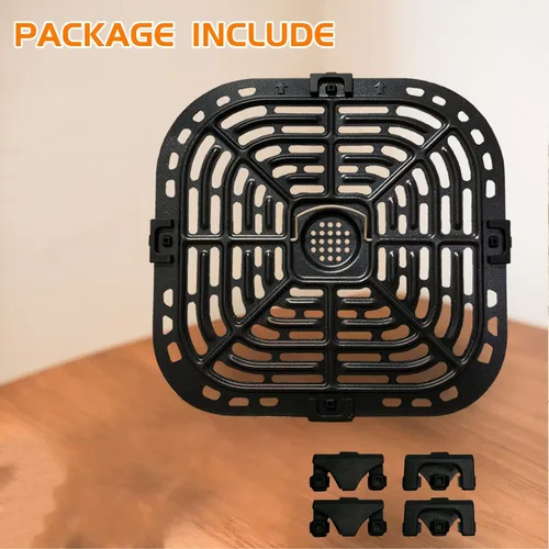 Miniatura 6 de Zerodis Sartén de repuesto para freidora de aire, placa de parrilla para freidora de aire, bandeja de placa de cocina, accesorios para freidora