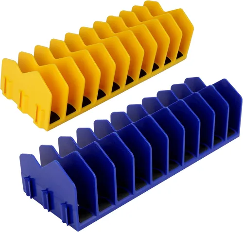 Miniatura 11 de HURRICANE Pliers Organizer Rack with Non-Slip Rubber Base, Extendable Design, Blue and Green, 2 Pack