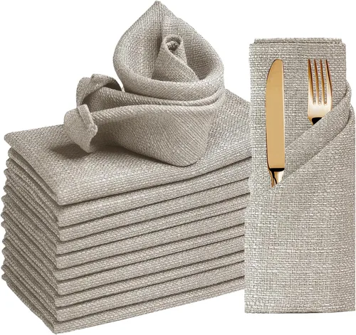 Miniatura 56 de BALCONY & FALCON Mantel rectangular lavable, resistente a las arrugas e impermeable, mantel decorativo de tela de lino para comedor, fiestas