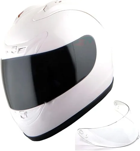 Miniatura 11 de 1Storm Nuevo Casco de Motocicleta de Cara Completa JH901 Negro Mate + Un Escudo Transparente Adicional: JH901