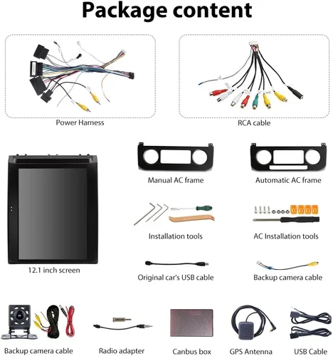 Miniatura 9 de SEICANE Actualización de radio para Ford F150 2015-2020, pantalla táctil de 12.1 pulgadas Android estéreo, compatible con Carplay GPS WiFi Android