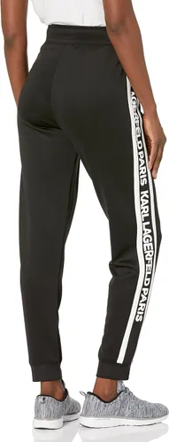 Miniatura 2 de Karl Lagerfeld Paris Pantalón deportivo con logotipo de letras en bloque para mujer