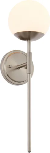 Miniatura 19 de Juego de 2 apliques de pared de latón envejecido, apliques modernos de tocador de baño para iluminación de pared, luminarias de tocador con vidrio