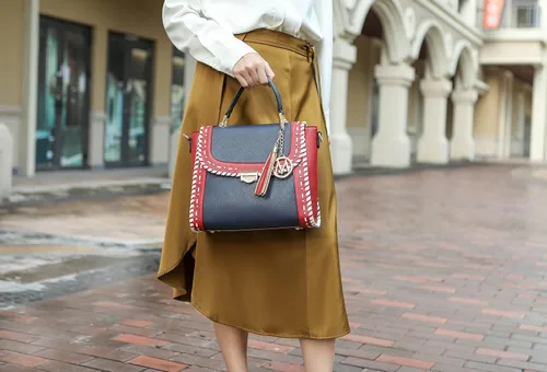 Miniatura 3 de MKF - Bolso bandolera para mujer, de piel sintética, con asa superior