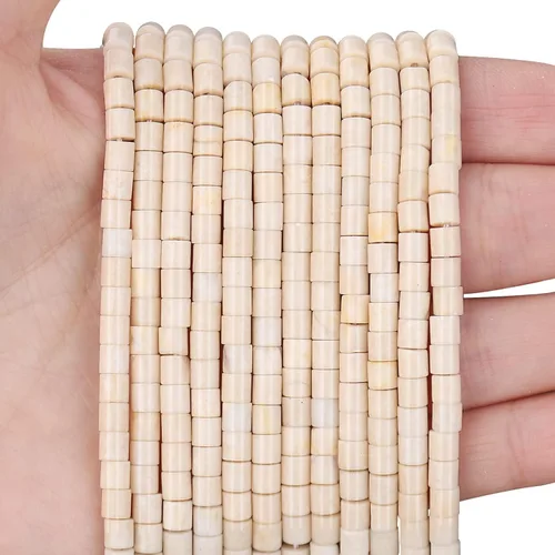 Miniatura 13 de BONNY BOXX 150 piezas de cuentas espaciadoras de jade blanco natural, cuentas sueltas semipreciosas planas redondas de jade heishi para hacer joyas