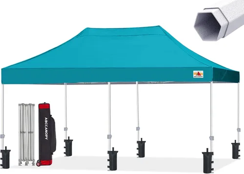 Miniatura 13 de ABCCANOPY Tienda de campaña con toldo emergente comercial 10x10 Serie Premium, Beige