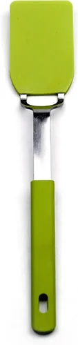 Miniatura 13 de RSVP International Kitchen Tool Collection - Espátula flexible de nailon, mango de acero inoxidable, 12 x 2.75 pulgadas, color verde