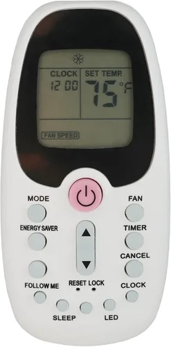 Miniatura 8 de Mando a distancia de repuesto compatible con Keystone Midea Indurama aire acondicionado remoto R09B/BGCE R09/BGCE RG09E/BGCEU1 R09D/BGCE