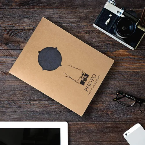 Miniatura 7 de ThxMadam Álbum de recortes de cuero, 60 páginas, álbum de fotos de memoria de amor, álbum de fotos de 10.82 x 8.07 pulgadas, kits de suministros