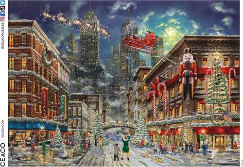 Miniatura 5 de Ceaco - Thomas Kinkade Navidad - Elfo - Rompecabezas de 1000 piezas