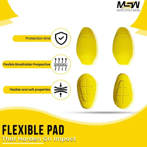Miniatura 4 de Paquete de 4 almohadillas de armadura con certificación CE Nivel 2, protectores de rodilla y cadera aprobados para mujeres y hombres, pantalones