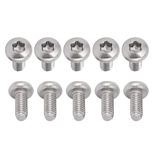 Miniatura 56 de DTGN Tornillos Torx de cabeza plana M1.0.236x0.118 in (DXL), paquete de 20, buenos para maquinaria, sujetadores de seguridad Torx de acero