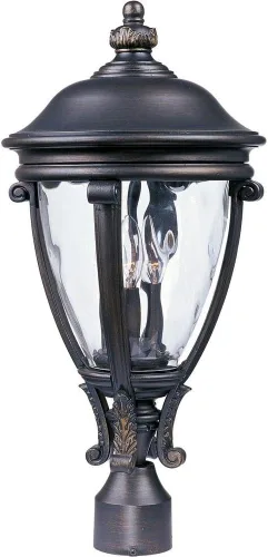 Maxim Lighting Camden Vx - Lámpara de 3 luces | Acabado de bronce dorado | Lámpara interior de transición | Clasificación de humedad regulable |