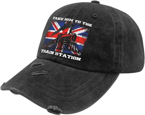 Miniatura 2 de Hats Take Him to The Train Station Dad Hats, Graphic Hat for Men