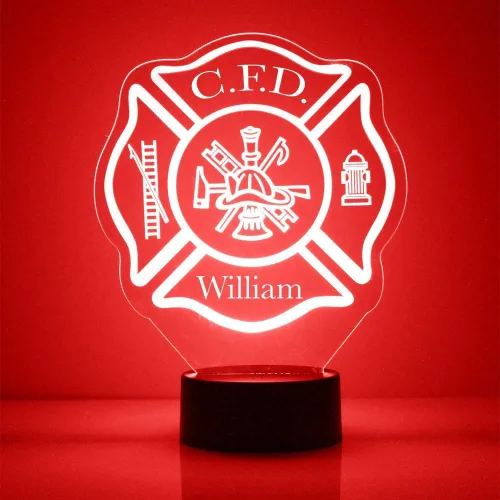 Miniatura 28 de Poste de Barbería Personalizado y Herramientas Letrero LED Lámpara de Luz Nocturna con Control Remoto, Pantalla Iluminada con Nombre o Imagen Barber