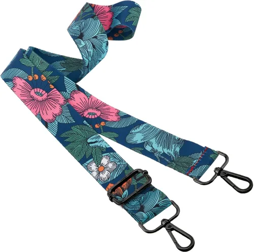 Miniatura 30 de ZOOEASS Hebillas de níquel Correa ancha para el hombro ajustable de repuesto para cinturón de pistola, hebilla de guitarra estilo bandolera