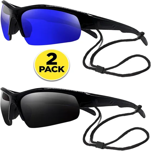 Miniatura 2 de Gafas de sol bifocales para hombres y mujeres, lentes de lectura, lector de sol, espejo azul, envoltura deportiva, UV400, pesca, ciclismo