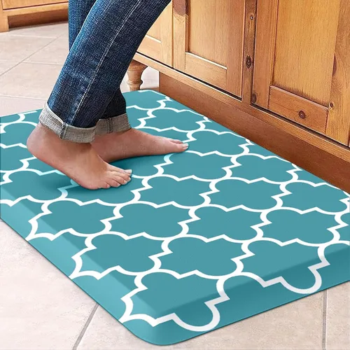 Miniatura 89 de WISELIFE - Tapete antifatiga para piso de 4/5 pulgadas, tapete de cocina antideslizante, impermeable, resistente, ergonómico, cómodo, duradero