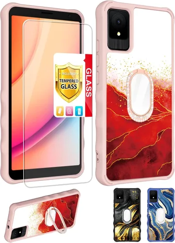 Miniatura 32 de Aroepurt Funda compatible con Gabb Phone 3 Pro Phone Case Stand Cover [Protección gruesa de silicona suave] [Cambio de forma multidireccional 3D]
