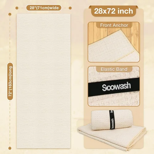 Miniatura 2 de Toalla de yoga caliente, toallas de microfibra antideslizante para yoga caliente, absorbente de microfibra, sudor, cubierta antideslizante, bikram