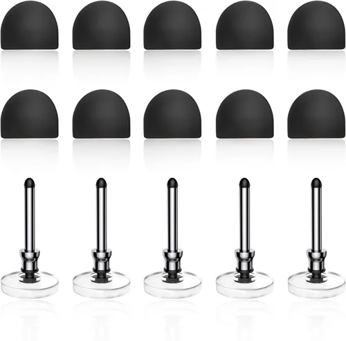 Miniatura 11 de Bopomofo Stylus (5 unidades), lápiz capacitivo 2 en 1 para pantalla táctil, alta precisión y sensibilidad, adecuado para tabletas