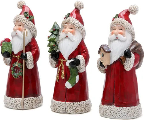 Miniatura 2 de Hodao Figura decorativa de Papá Noel, decoración del hogar, otoño, Acción de Gracias, hecha a mano, elección perfecta para decoración del hogar