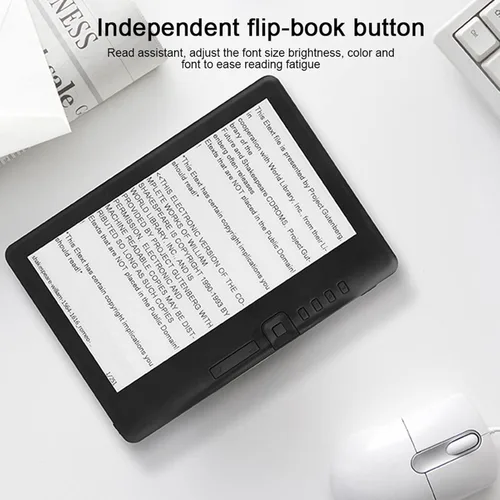 Miniatura 4 de Lector de libros electrónicos, lector de libros electrónicos TFT LCD de 7 pulgadas, dispositivo digital impermeable de mano con funciones multimedia