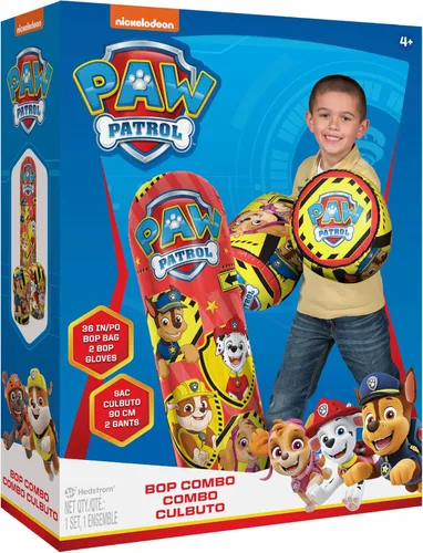 Miniatura 2 de Hedstrom Nickelodeon Paw Patrol - Juego combinado de saco de boxeo y guantes, 36 pulgadas, (56-85482)
