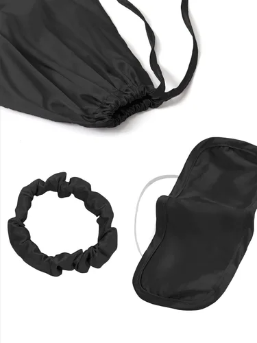 Miniatura 5 de LYANER Conjunto de pijama para mujer, 7 piezas, satén de seda, ropa de dormir, camisola y camisa