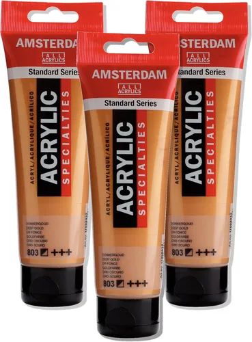 Miniatura 145 de Amsterdam Serie Estándar Tubo de Pintura Acrílica 120ml Azo Naranja 276 (17092762)