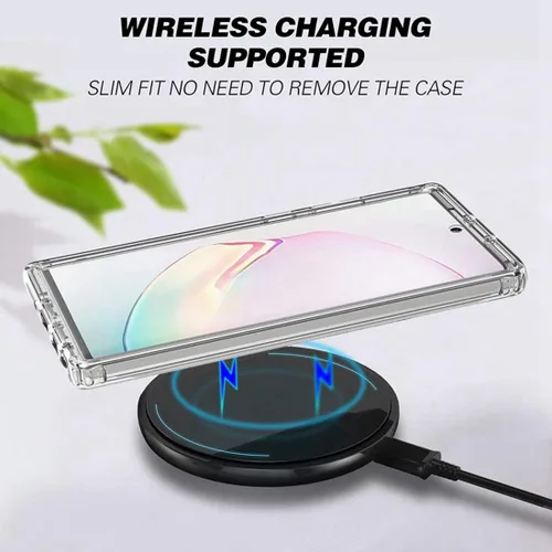 Miniatura 6 de Funda para teléfono Galaxy Note 10 Plus SM-N975U con protector de pantalla de vidrio templado, carcasa protectora de cuerpo completo transparente