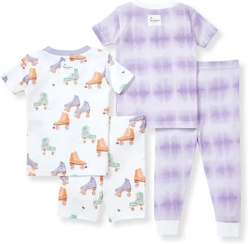 Miniatura 2 de Burt's Bees Baby - Pijama de camiseta de manga corta y shorts para bebé niña