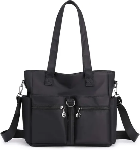 Fabuxry Bolsos casuales para mujer, bolsos de hombro, bolso de nailon suave