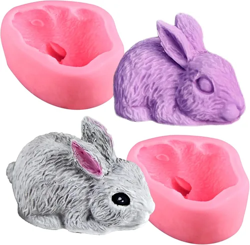 Miniatura 9 de 2 piezas de moldes de resina en forma de rana, moldes de silicona para animales, moldes de resina 3D lindos para fundición de epoxi, molde de rana