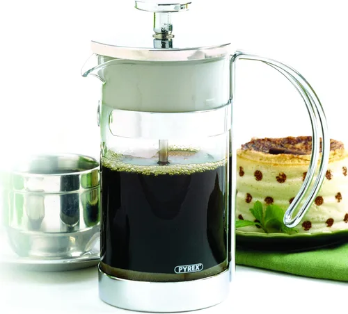 Miniatura 7 de Norpro 5581 Prensa de café/té de vidrio/cromo, 2 tazas