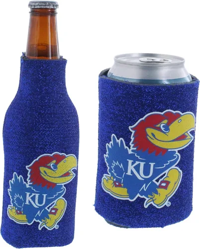 Miniatura 124 de College Team Color Logo Can & Bottle Holder Insulator Beverage Cooler Set