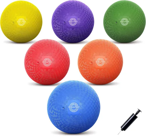 BallFUN Bolas de esquivar y pelotas de juegos, juego de bolas de esquivar para niños y adultos, pelotas de patada y balonmano que rebotan para