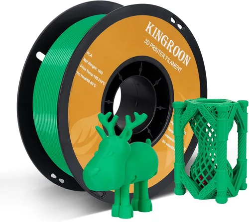 Miniatura 29 de Filamento para impresora 3D Kingroon PLA, 10 carretes, precisión dimensional +/- 0.02 mm, carrete de 10 kg (22 libras), 1.75 mm, negro