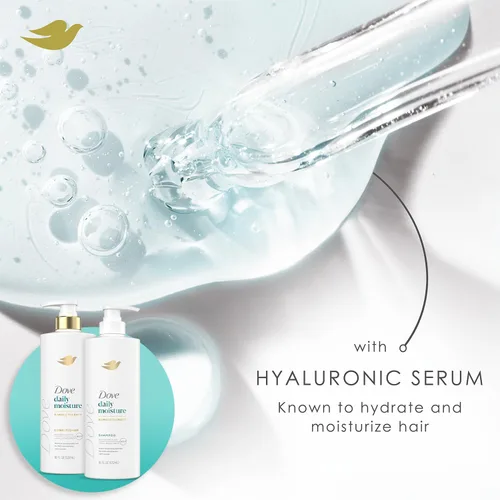 Miniatura 4 de Dove Juego de champú y acondicionador de humedad diaria con gel de baño de humedad profunda, hidratación profunda para revitalizar el cabello